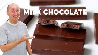How to Make Milk Chocolate at home with Cocoa Powder and ONLY 4 ingredients