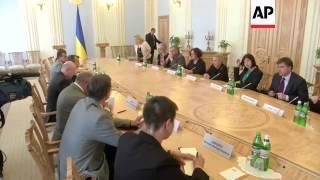 Former US Secretary of State meets acting president Turchynov