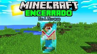 ESTOY ENCERRADO en UNA BARRERA de 1 BLOQUE en MINECRAFT  SILVIOGAMER