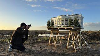 Build the Independence Day movie miniature White House and blow it up. Behind the scenes & tutorial