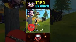 3 Overpowered Secret Guns After OB48 Update in Garena Freefirel #shorts #freefire | PRI GAMING