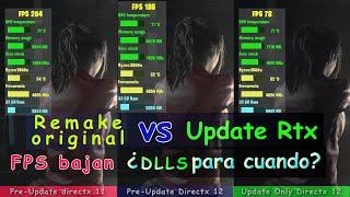 RESIDENT EVIL 2 REMAKE VS UPDATE | DIRECTX 11 VS 12 | RAYTRACING  NVIDIA 3060 TI 1080 RYZEN 5600X