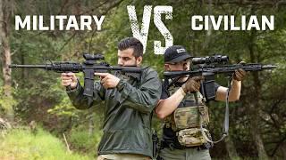 Military VS Civilian Rifle Setups