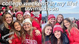 college weekend in my life! @ uw-madison | gameday, sisterhood event, and more!