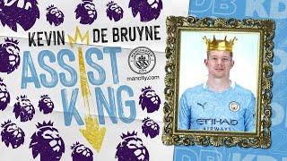 KEVIN DE BRUYNE | ASSIST KING | EQUALS THIERRY HENRY'S LEAGUE RECORD