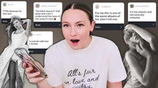 Reacting to your UNHINGED TTPD Unpopular Opinions **AKA y’all insulting my favorite songs