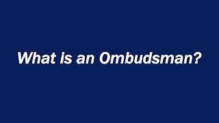 What is an Ombudsman? Definition and meaning