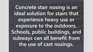 Stair Nosings For Concrete Stairways