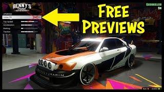 How To Preview All Benny's Customization for Free on Any Car in GTA Online!