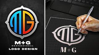 Professional MG Logo Design in Pixellab | Logo Design Pixellab | Atulzalaedits