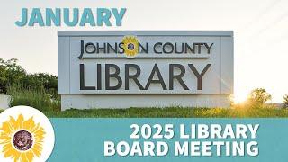 2025 January Library Board Meeting