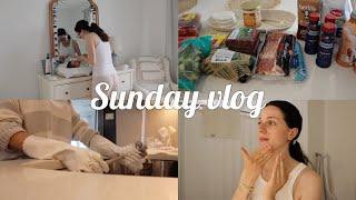 SUNDAY VLOG: day in the life of a mom, skincare routine, weekly grocery haul, mom struggles + more