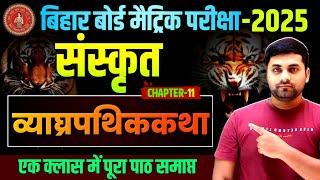 व्याघ्र पथिक कथा || Class 10 Sanskrit Chapter 11 || Vyaghra Pathik Katha Class 10 Sanskrit