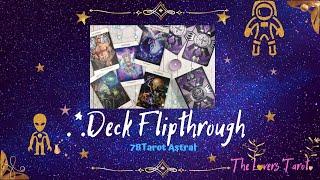 Alien/ Space themed * 78tarot astral * tarot deck flip through multiple artists