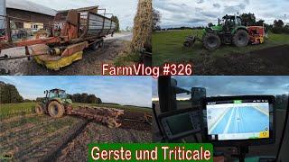 Farmvlog #326: noch ein Mähladewagen!? | Gerste und Ttriticale säen