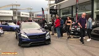 Team AMG UK  London AMG RUN 6 BURNOUT  Ray Monster Beast C63s AMG