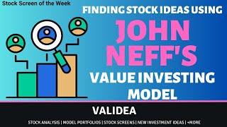 John Neff Value Stock Screen: Find Stocks Using the Method from the Wizard of the Windsor Fund