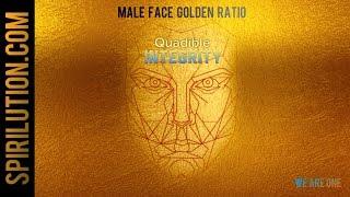 Male Golden Face Ratio - Facial Symmetry Formula  (Binaural Beats Healing Frequency Music)