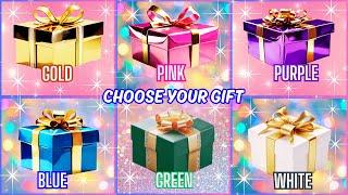 Choose your gift #chooseyourgift #pickonekickone #wouldyourather #quiz #quiztime #gift #giftbox