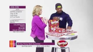 Marshawn Lynch Sells Skittles with Allison Waggoner