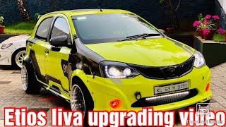 Etios liva modified upgrading works new car park car accessories pmna