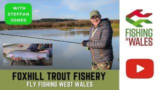 FLY FISHING in West Wales - FOXHILL Trout Fishery Pembrokeshire - HOW TO fish a NEW Trout Lake