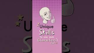 skill and ability ideas for your characters, part 17 🫙 #writing #originalcharacter #oc #art