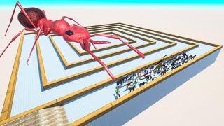 Escape From  Great Bulldog Ant - Last Survivor - Swirl Course | Animal Revolt Battle Simulator