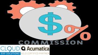 Acumatica - Processing Sales Commissions