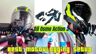 How to Best Moto Vlogging Setup Camera Dji Osmo Action 3