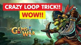 Gems of War Invasion AMAZING TOWER TRICK! Best team guide and strategy?