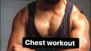 Home chest workout with dumbbells by alkhas Joseph