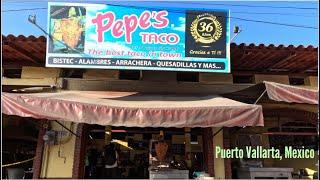 Pepe’s Tacos – The sign says, “The best taco in town” ???