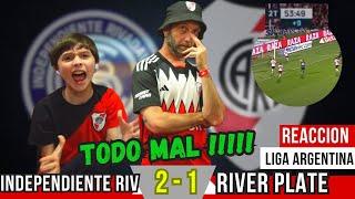 INDEPENDIENTE RIVADAVIA 2 vs RIVER 1 - Reacciones de Hinchas de River - LIGA ARGENTINA