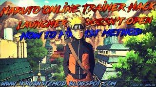 Naruto Online Trainer Hack - Launcher Doesn't Open - How To Fix  | 1st Method