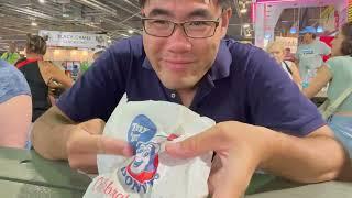 American Tries Tiny Tom Donuts For the First Time