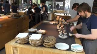 Noma 2.0, kitchen serving & plating from René Redzepi, Copenhagen