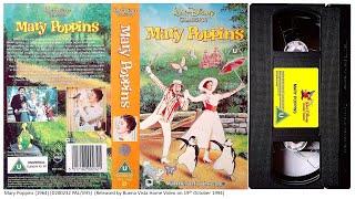 Mary Poppins (19th October 1994 - UK VHS)