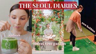 weekly Korea Vlog - secret Seoul ROSE garden & new hobbies | The Seoul Diaries