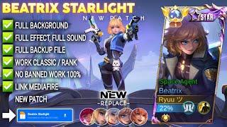 NEW Script Skin Beatrix Starlight - Space Agent No Password | Full Effect Voice | Patch Terbaru