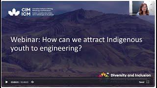 How can we attract indigenous youth to engineering?