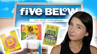 Five Below's Weirdest Candies Taste Test + Forbidden Candy Salad Creation