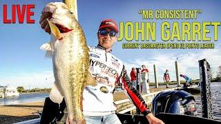 Baitman Live! Special Guest John Garret! Bassmaster Opens EQ Points Leader