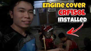 CRF150L Engine Cover installation