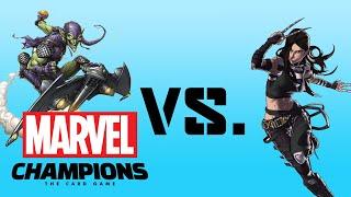 X-23 vs Green Goblin: Marvel Champions Gameplay