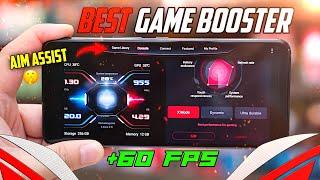 Best game booster for android with Aim Assist | best 60 FPS gaming experience