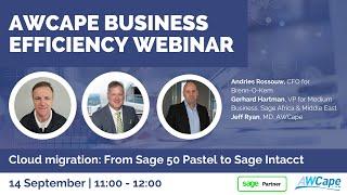 WEBINAR: Cloud Migration: From Sage 50 Pastel to Sage Intacct