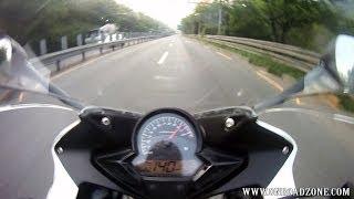 2013 HONDA CBR125R 0-100km/h & Top speed 140km/h