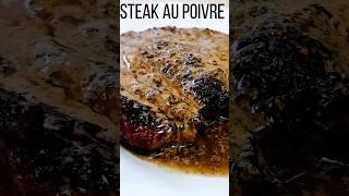  How to cook a perfect STEAK AU POIVRE! Quick and easy recipe. #frenchcooking #frenchfood #meat