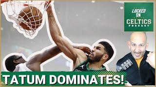 Jayson Tatum DOMINATES in Boston Celtics blowout win over Chicago Bulls